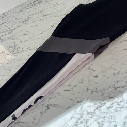 Adidas leggings used, black and gray