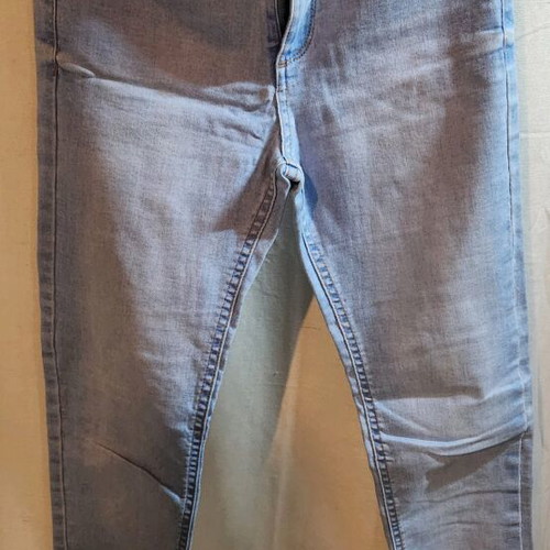 Bershka skinny jeans like new, high waist, light color