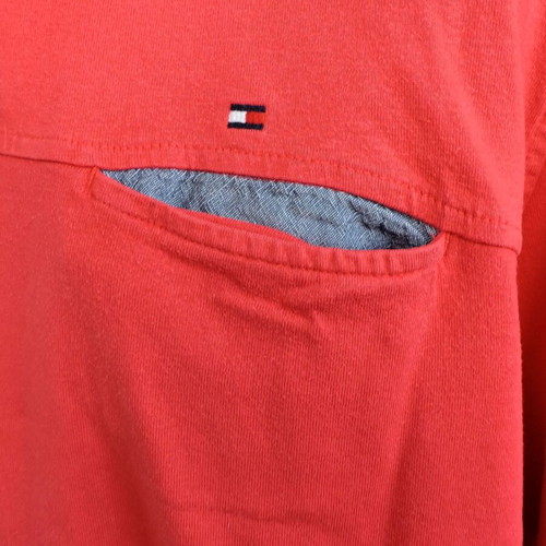 Tommy Hilfiger Custom Fit Polo Shirt XL Light Red like new, 100% Cotton