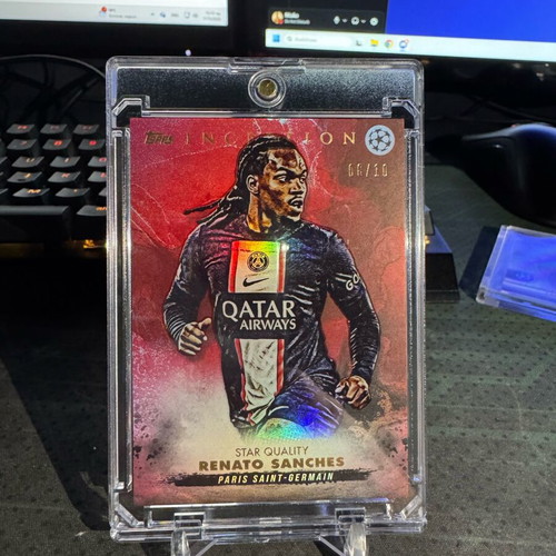 Renato Sanches Inception card new with magnetic case