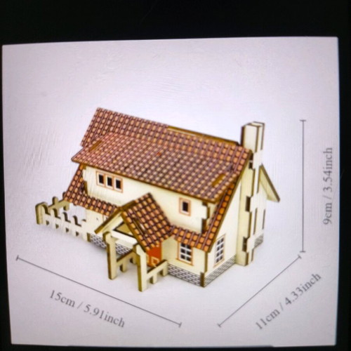 Wooden 3D Puzzle Building Model Kit Cabin Model New