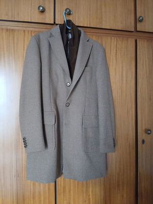 Me & My men's coat brown like new, size 52