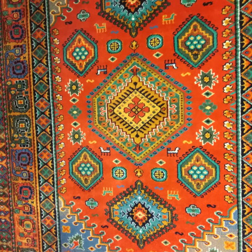 Egyptian Rug 2x3 Synthetic Yarn Antistatic With Rich Design
