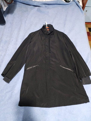 Armani Exchange trench coat black like new