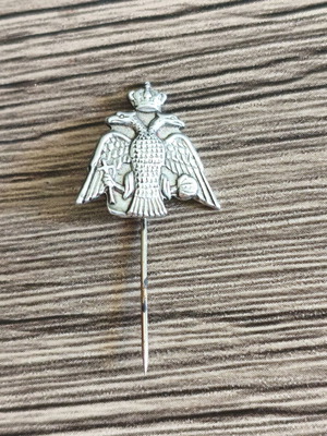 Vintage Byzantine double-headed eagle pin