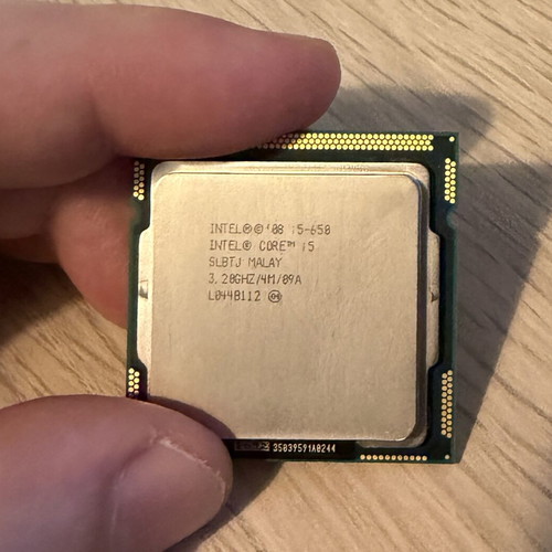 CPU Processor Intel Core i5-650 3.20GHz operational