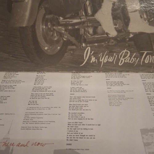 Whitney Houston I'm Your Baby Tonight vinyl record used, rock