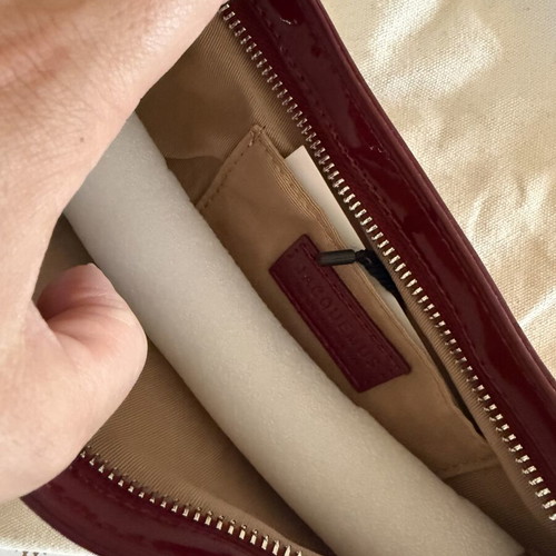 Jacquemus Le Bisou Burgundy Handbag new