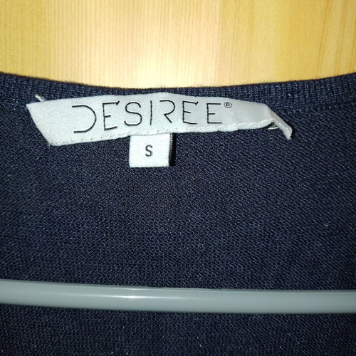 Desiree mini dress like new, blue with gold details