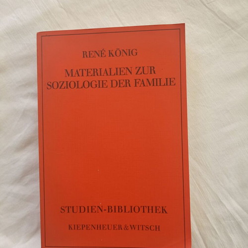 Materialien zur Soziologie der Familie Studien-Bibliothek book by René König