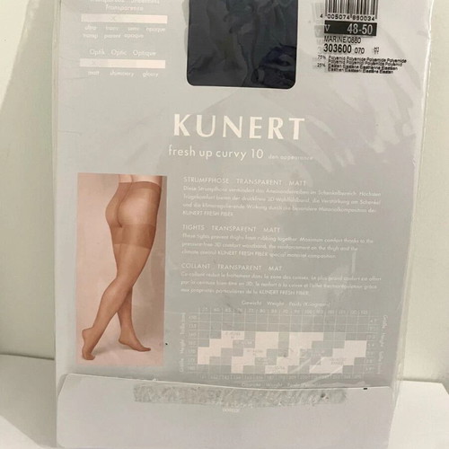 Kunert blue German tights XXL new, high quality, unused