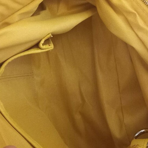 Tosca Blu large leather shoulder bag like new, yellow