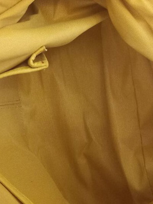 Tosca Blu large leather shoulder bag like new, yellow