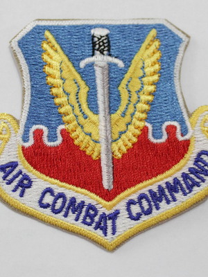 USAF embroidered patch Air Combat Command new