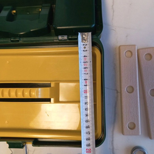 Tool box toy used with accessories
