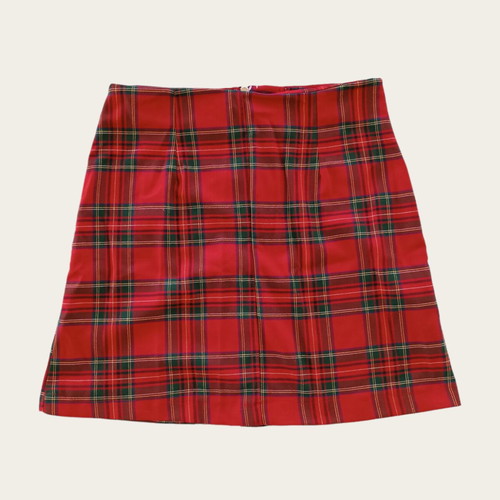 Red checkered skirt (M)
