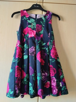 Matou France children's dress, size 8, colorful