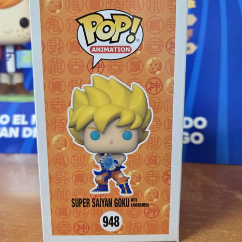 Funko Pop Animation Super Saiyan Goku with Kamehameha figure new