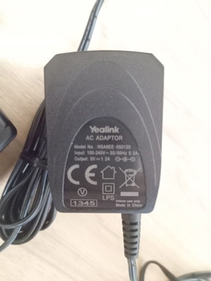 Yealink NSA6EE-050120 AC/DC τροφοδοτικό μεταχειρισμένο 5V 1.2A