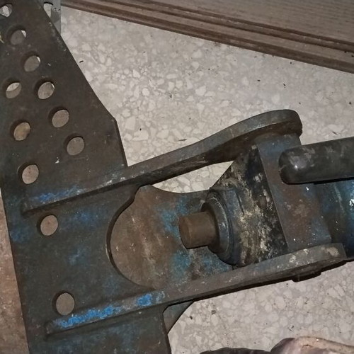 Samson hydraulic pipe bender used, manual with molds