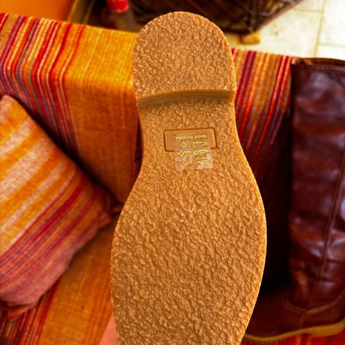 Brown knee-high boots like new, size 38