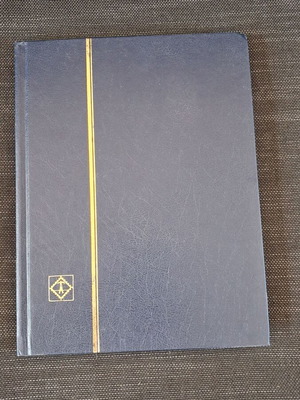 Stamp album with used worldwide collection, ideal for beginners