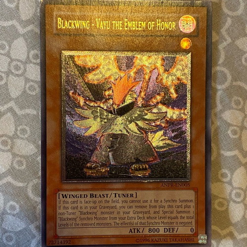 Blackwing - Vayu the Emblem of Honor ultimate rare used