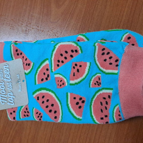 Long socks new with watermelon pattern size 41-46