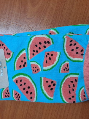 Long socks new with watermelon pattern size 41-46