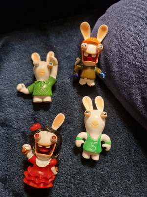 Rabbids Invasion figures used, pack of 4