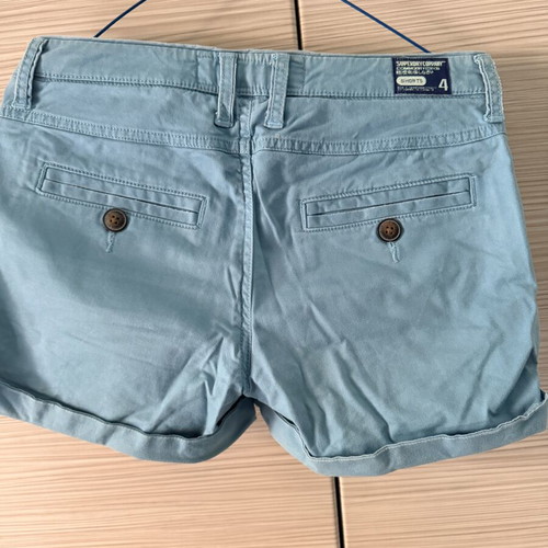 Superdry women's shorts like new, turquoise, size S