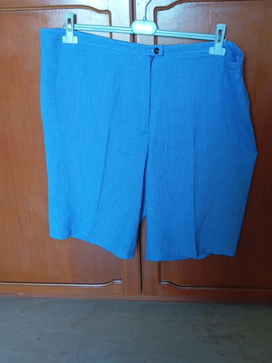 Plus Size Women's Bermuda Shorts blue, like new, size 8XL