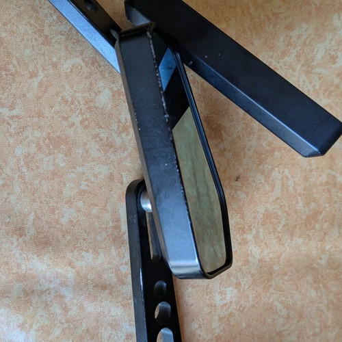 Rizoma motorcycle mirrors like new, light smoked