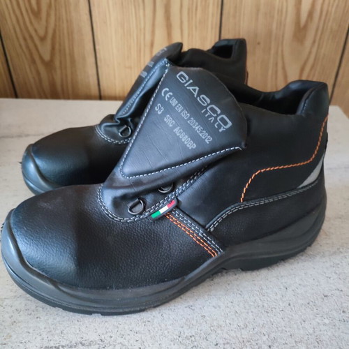 Giasco Verdi S3 safety boots without laces, size 37, black