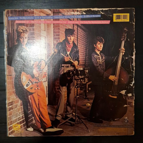 Stray Cats Rant N' Rave With The Stray Cats LP άλμπουμ μεταχειρισμένο, ροκάμπιλι