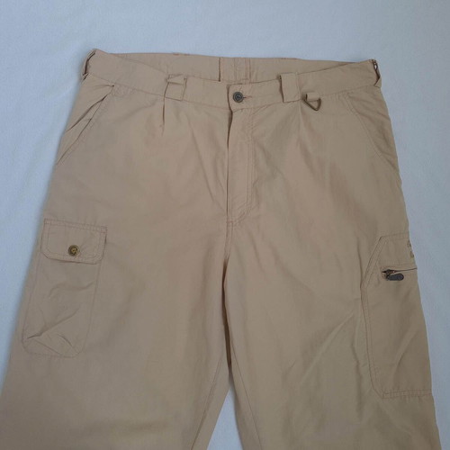 Fjallraven men's light hiking pants size 52 L W34 L30 beige like new
