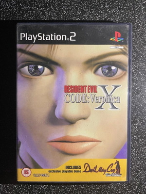 Resident Evil X Code Veronica παιχνίδι PS2 μεταχειρισμένο με demo Devil May Cry