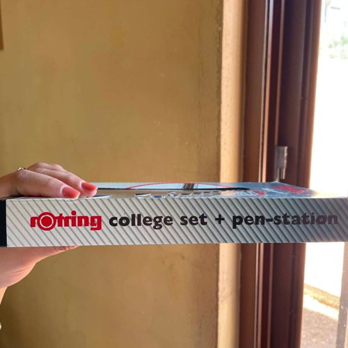 Rotring College Set new with eraser, leads, stencil