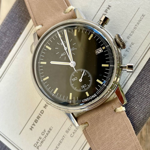 Undone The Urban Chronograph like new, black