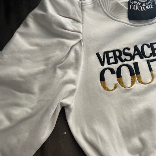 Versace Jeans Couture sweatshirt with puffed sleeves, like new, XS