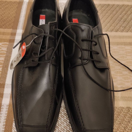 Men's black scarponi shoes new, size 42