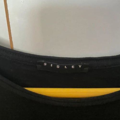Sisley black blouse size M like new