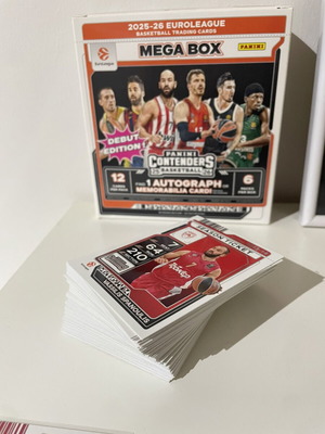 Panini Euroleague Contenders Base Cards lot like new, 63 cards