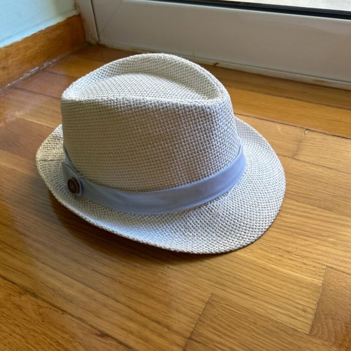 Straw hat white 50cm used