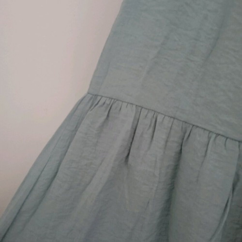 Summer skirt like new, turquoise, with side zipper