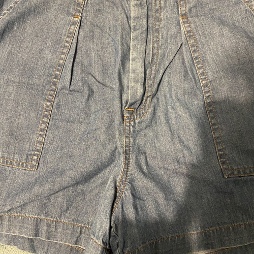 Sisley women's denim shorts like new, size M/38, blue