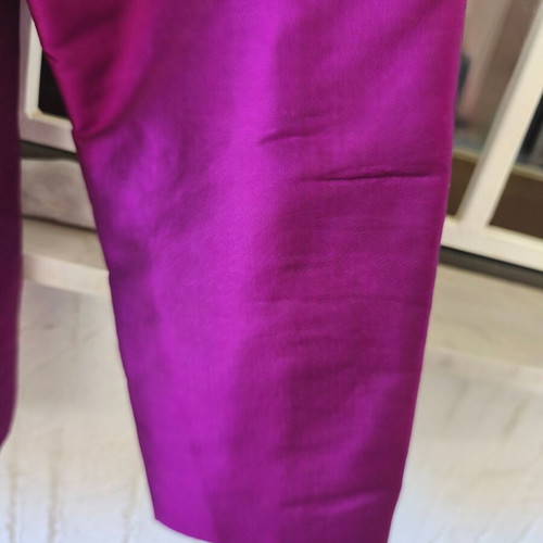 Silk shirt-jacket like new, red and yellow, sizes M and L