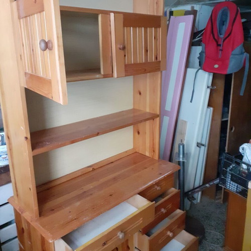 Wood desk used with dimensions 2.13m×1m