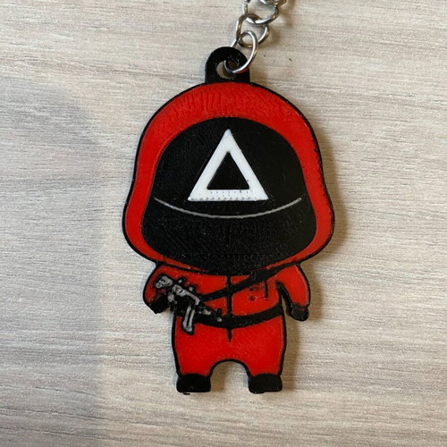 Squid Game Keychains New 3D Printed