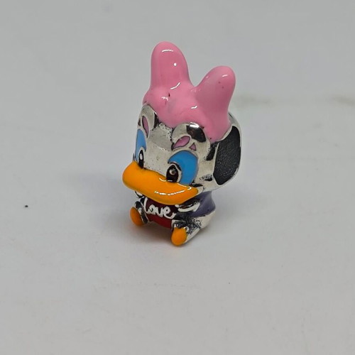 Daisy Duck Charm Love Silver 925 like new